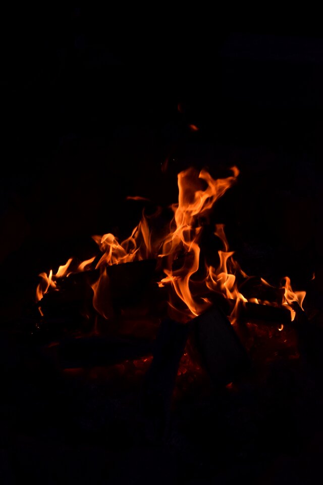 Temperature flame barbecue