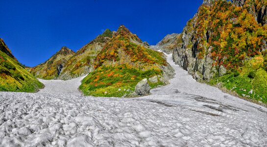 Form of the gloss northern alps national park