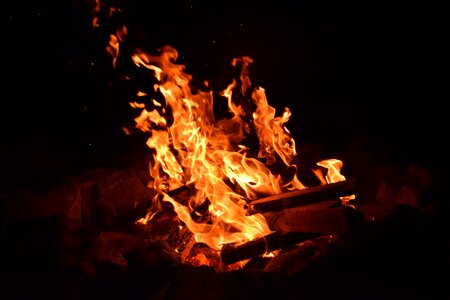 Temperature flame barbecue photo