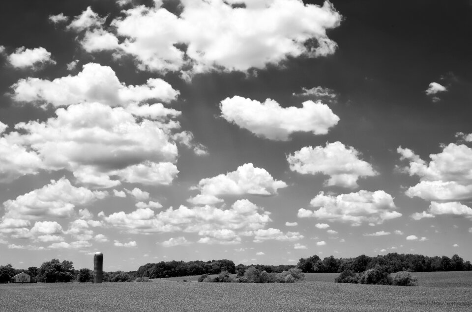 Rural barn field photo