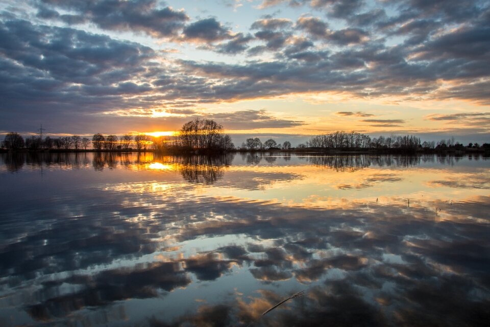 Abendstimmung nature clouds photo