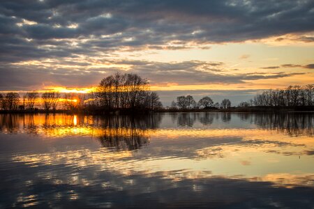 Abendstimmung nature clouds photo