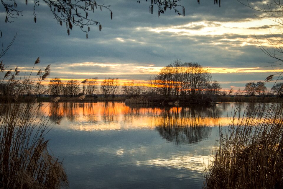 Abendstimmung nature clouds photo