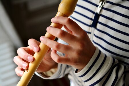 Musical instruments wooden flute woodwind photo