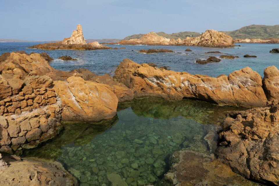 Mediterranean sea landscape wild