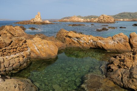 Mediterranean sea landscape wild