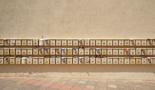 Letters letter box city block