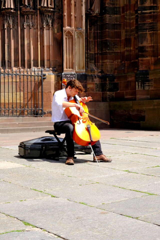 Violin bow strasbourg cathedral