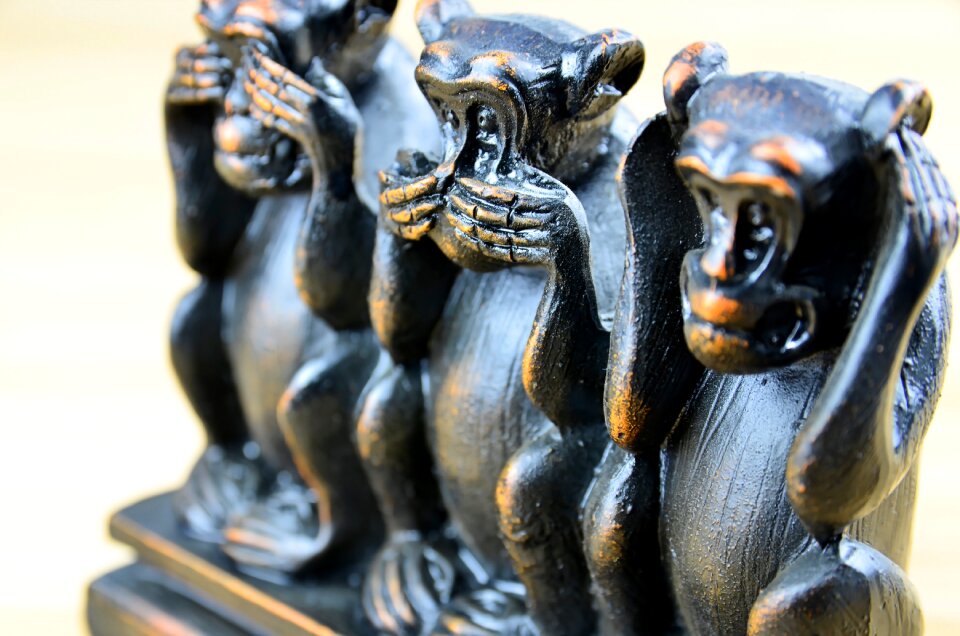 I do not see evil i do not hear evil i speak no evil