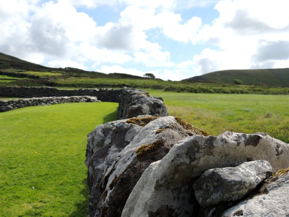 Wall stone wall ireland