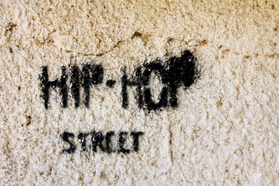 Hip hop road lettering