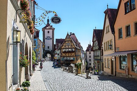 Plönlein truss city gate