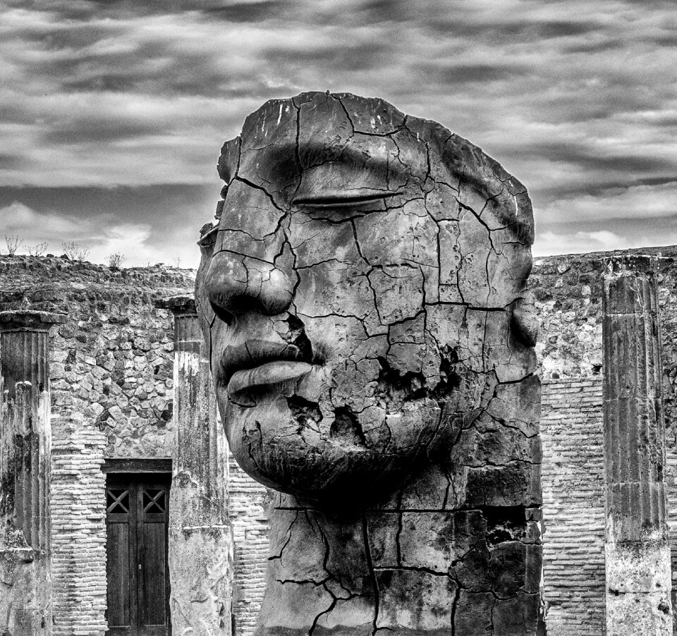 Face human gray human
