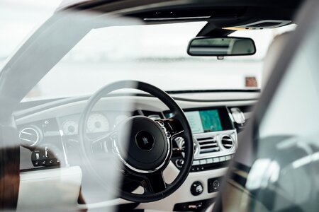 Car chrome dashboard