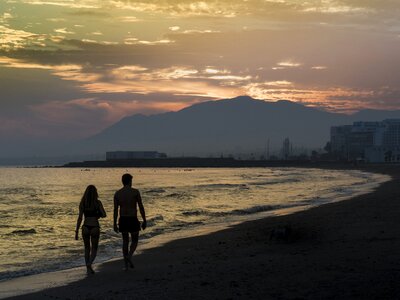 Romantic backlight love