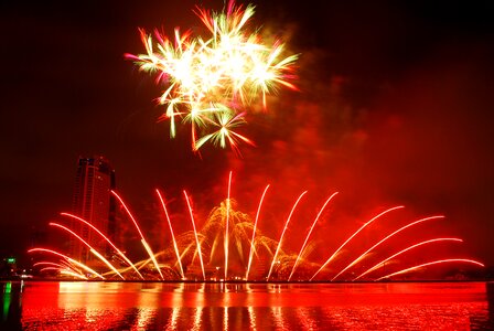 Danang international fireworks fireworks event fireworks festival photo