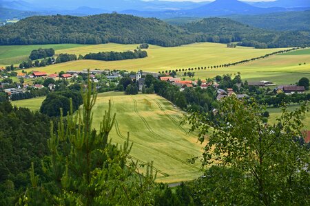 Saxon switzerland view distant view