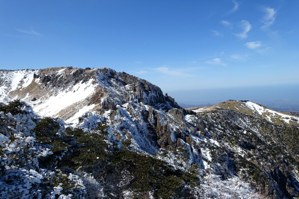 Republic of korea snow landscape