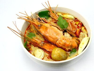 Thailand dish shrimp