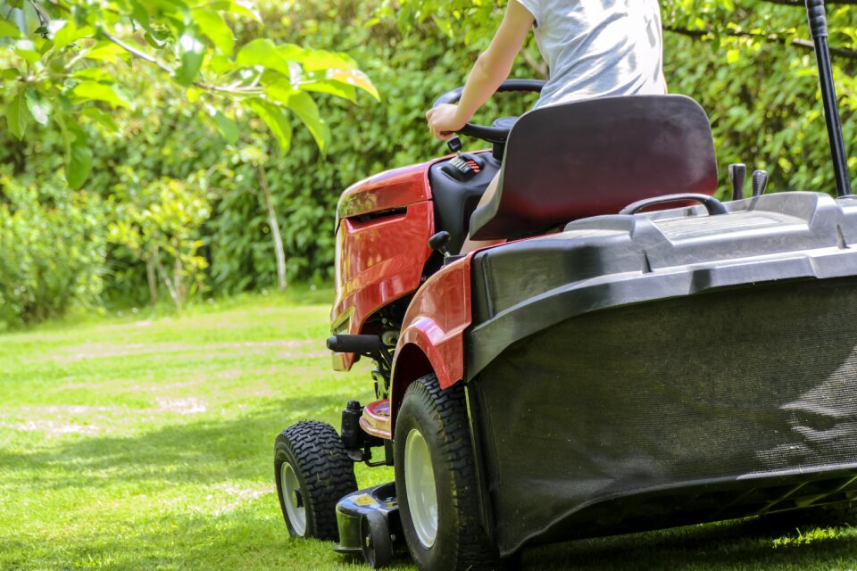 Garden care lawn mower photo