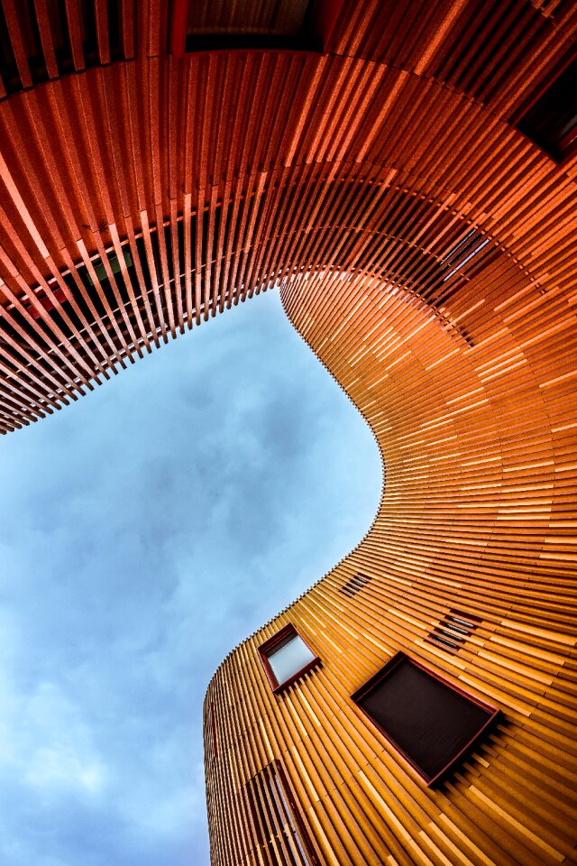 Design low angle shot modern