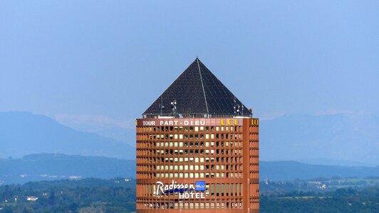 Pencil architecture panorama