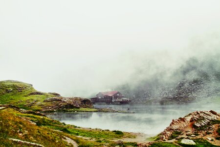 Landscape mist mountain