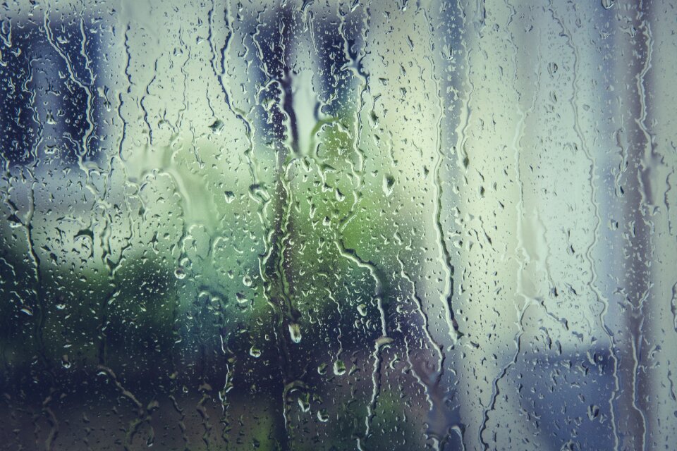 Drip drop of water wet