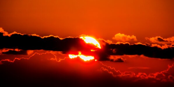 Evening sunlight mystique