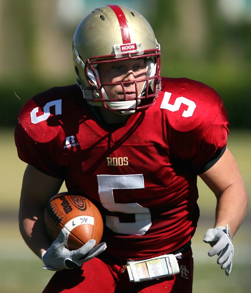 Football player sport helmet