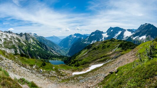 Mountains nature outdoors photo