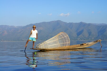 Lake inlesee boat