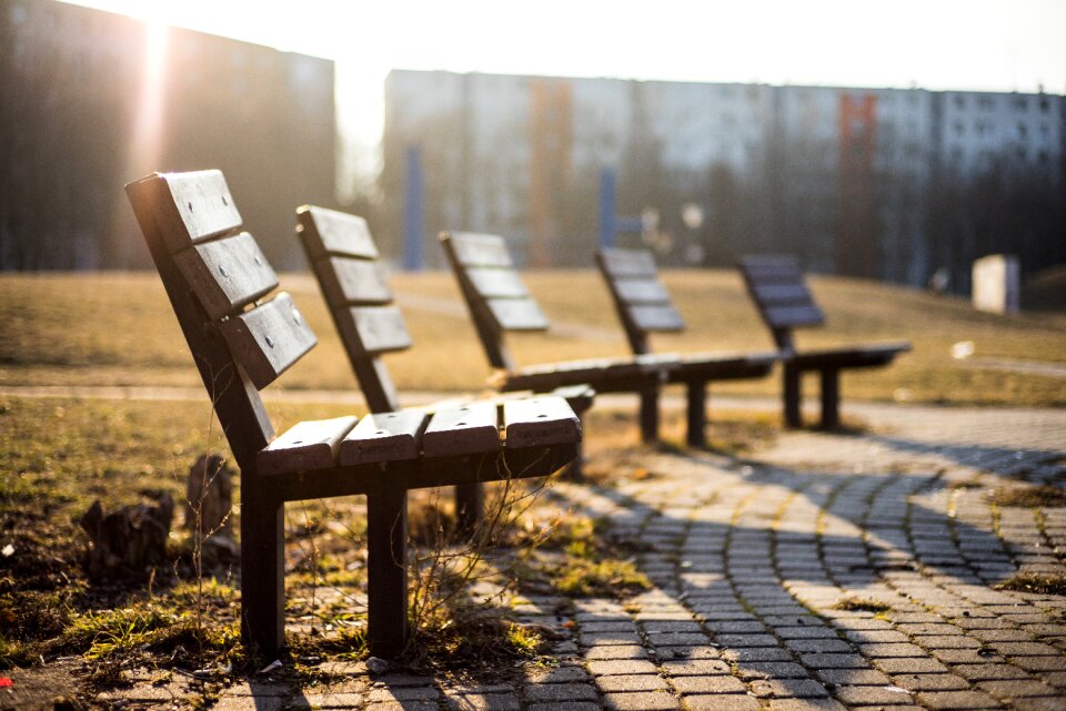 Chairs outdoors park