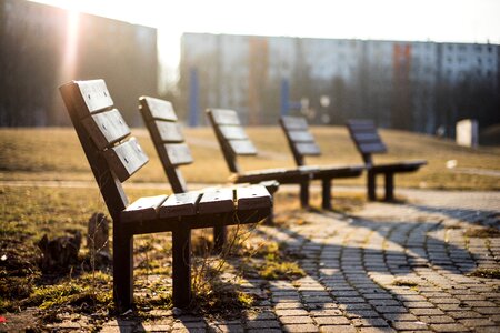 Chairs outdoors park
