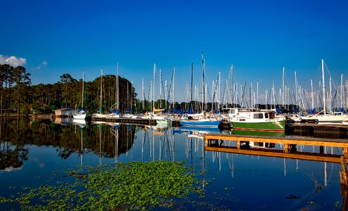 Boats sailboats dock