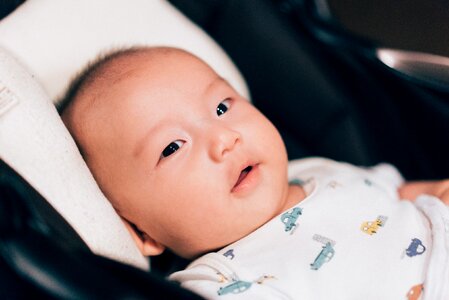 Baby infant smile