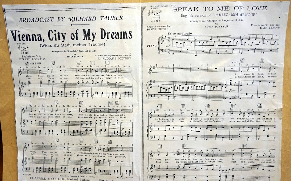 Compose piano sheet music
