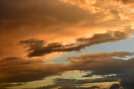 Sunset storm clouds cloudiness