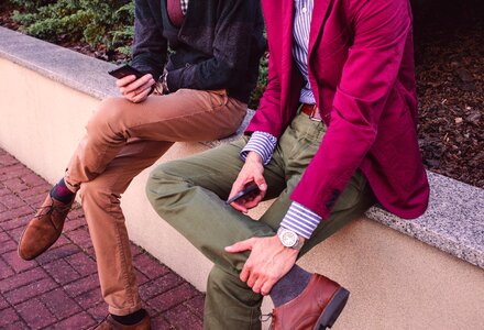 Couple fashion friendship