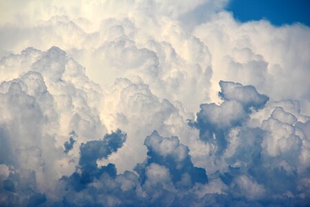 Clouds form atmosphere air photo