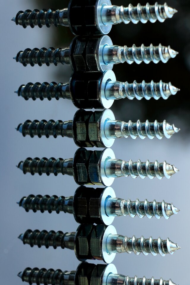 Close up iron thread