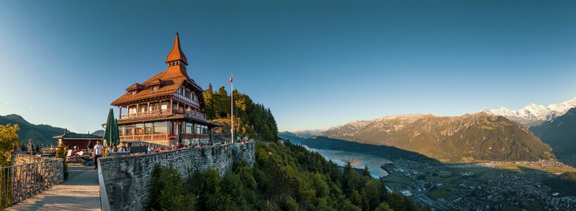 Bern panorama lake brienz photo