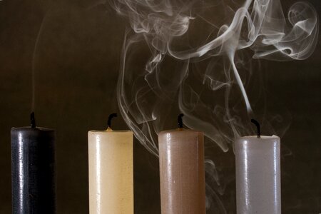 Smoke deco blown out