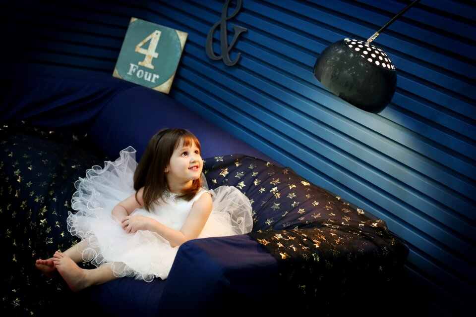 Baby models dress up lights