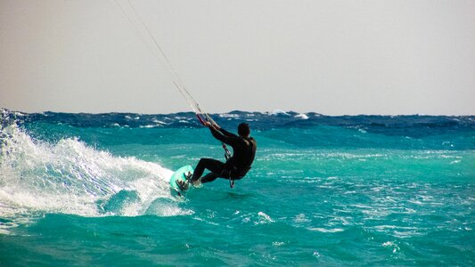 Sea extreme surfer photo