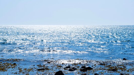 Sunlight seascape summer