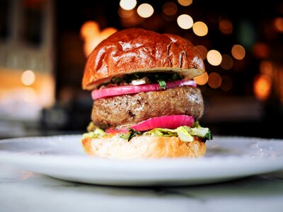 Burger dish fast food