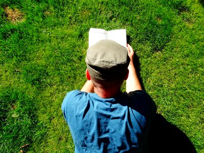 Relax grass garden