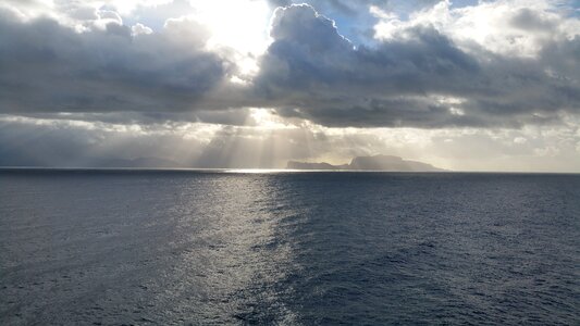 Cloud sun sea