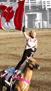 Exhibition horseback sport